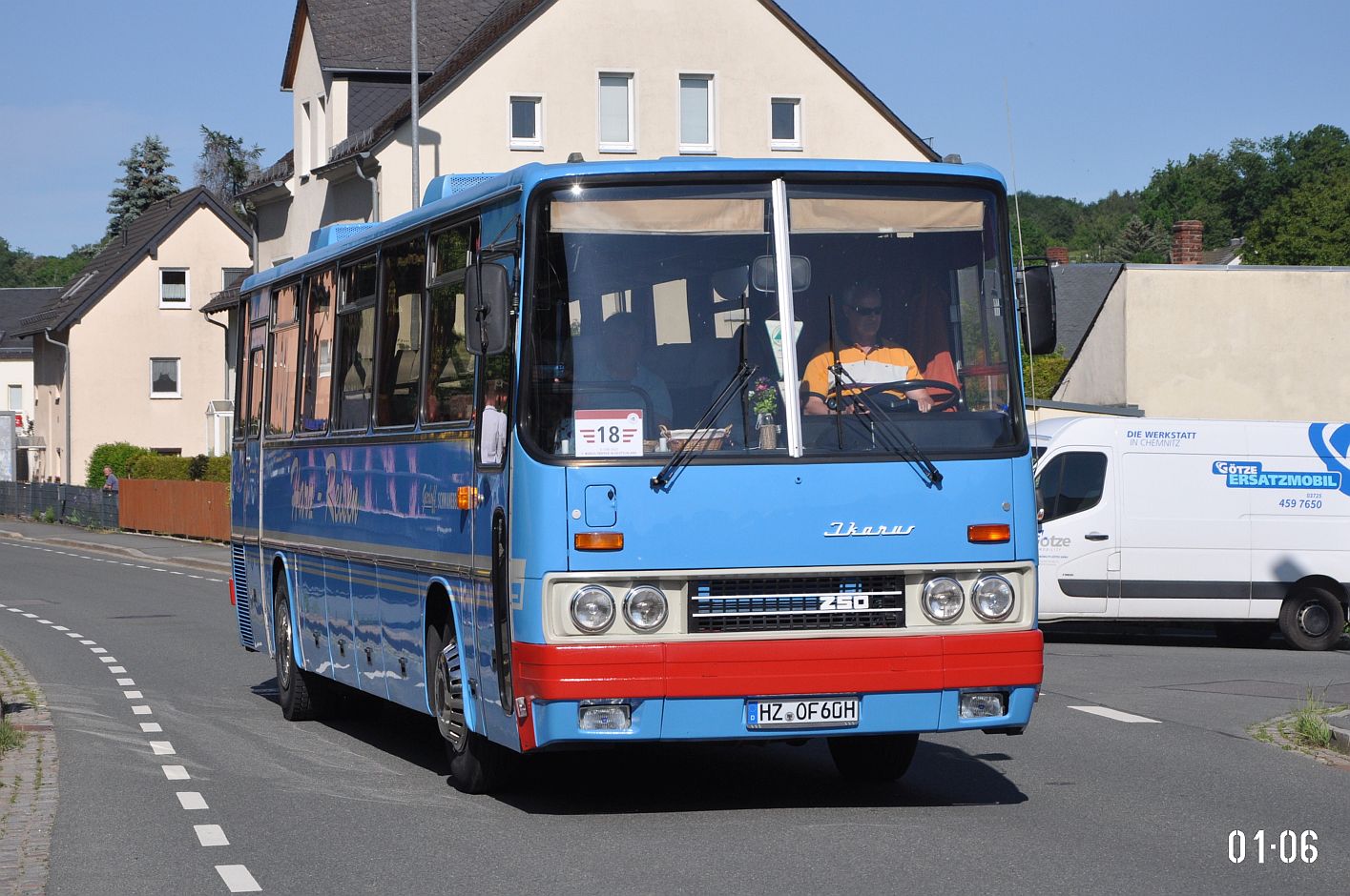 Саксония-Анхальт, Ikarus 250.59 № HZ-OF 60H; Саксония — 7. Ikarus-Bus-Treffen in Deutschland — Chemnitz 03.06.2023