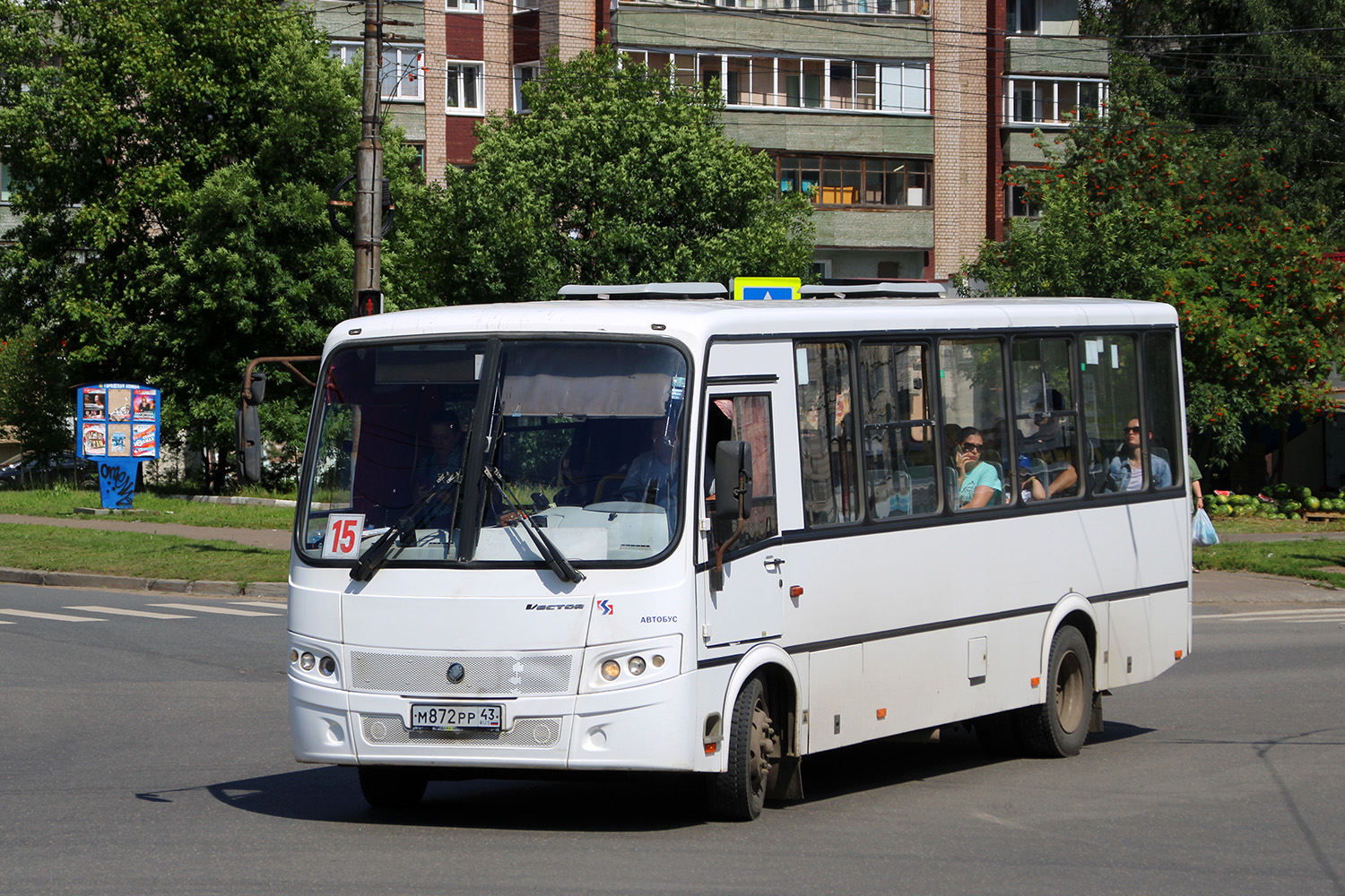 Кировская область, ПАЗ-320412-05 "Вектор" № М 872 РР 43