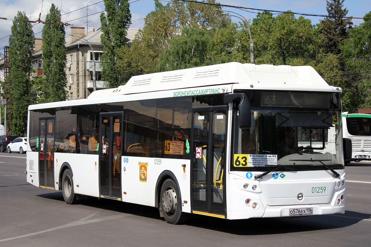 Воронежская область, ЛиАЗ-5292.67 (CNG) № 01259