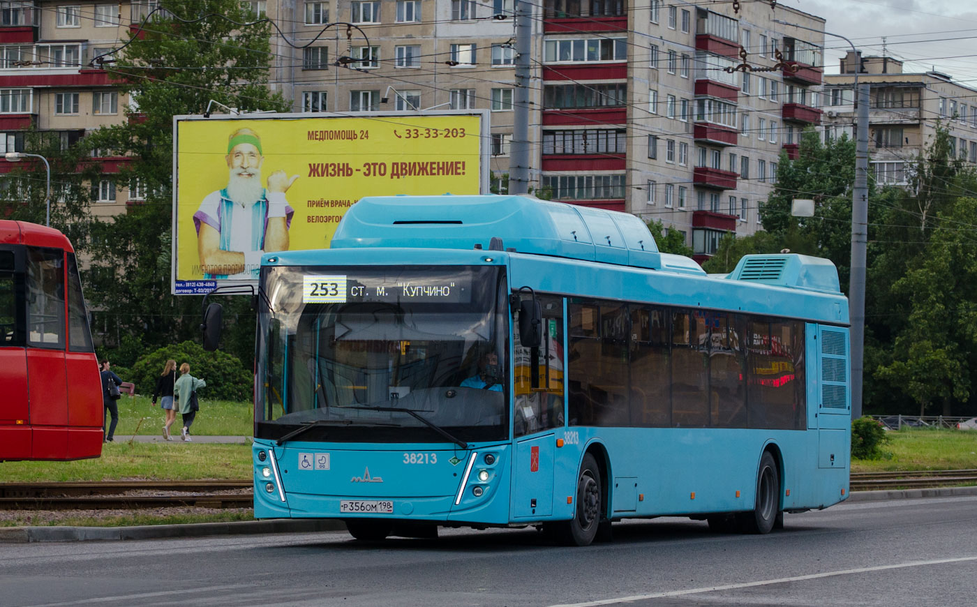 Санкт-Петербург, МАЗ-203.948 № 38213