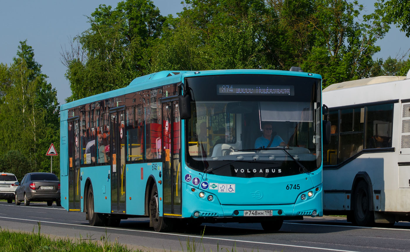 Санкт-Петербург, Volgabus-5270.G4 (LNG) № 6745