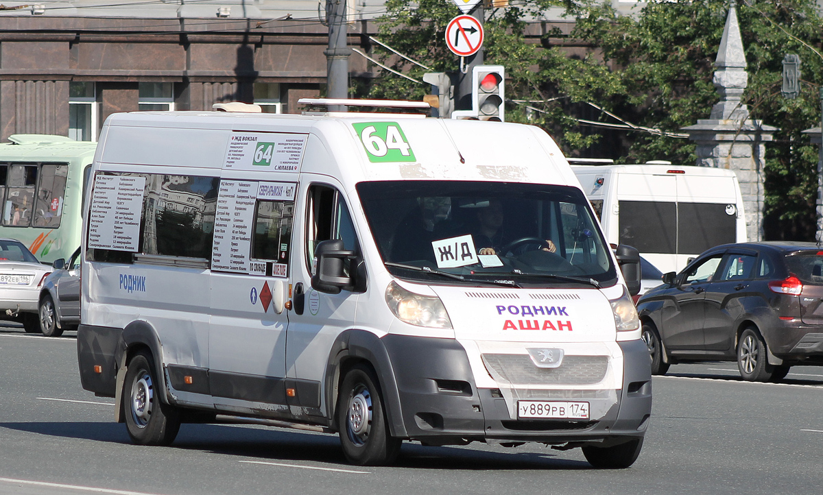 Челябинская область, Нижегородец-2227SK (Peugeot Boxer) № У 889 РВ 174