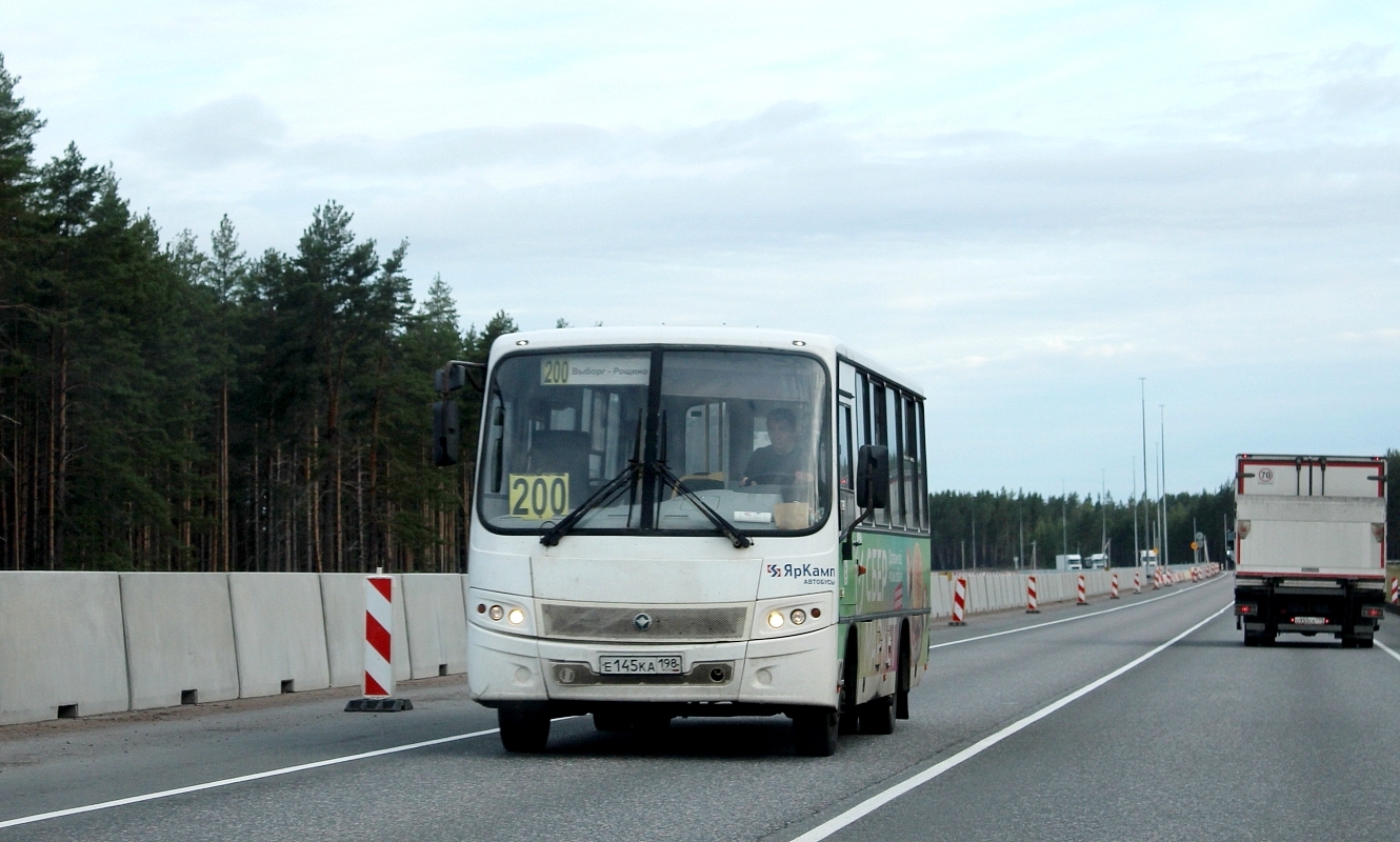 Санкт-Петербург, ПАЗ-320402-05 "Вектор" № Е 145 КА 198