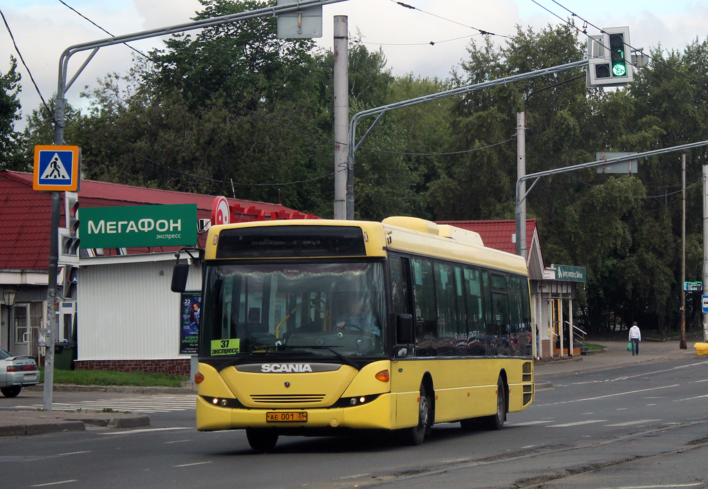 Вологодская область, Scania OmniLink II (Скания-Питер) № АЕ 001 35