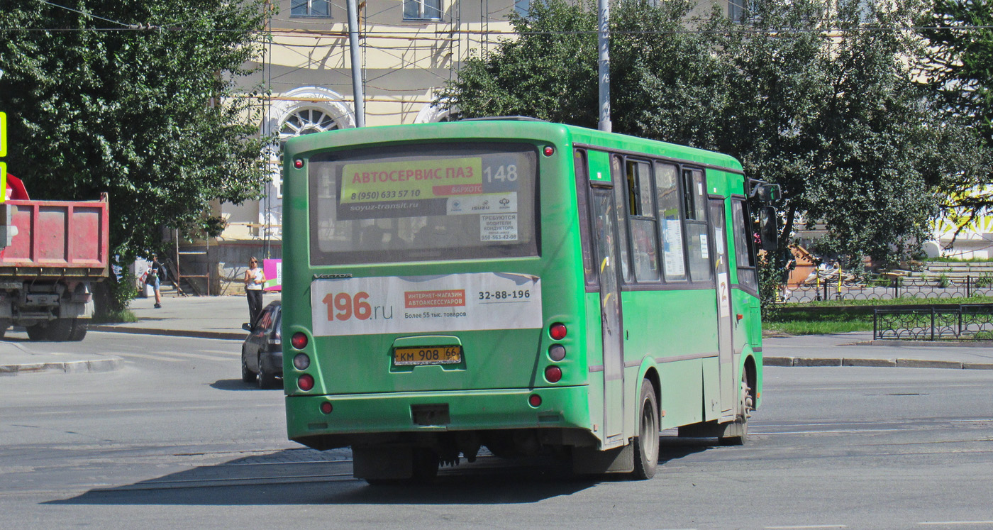 Свердловская область, ПАЗ-320412-04 "Вектор" № КМ 908 66