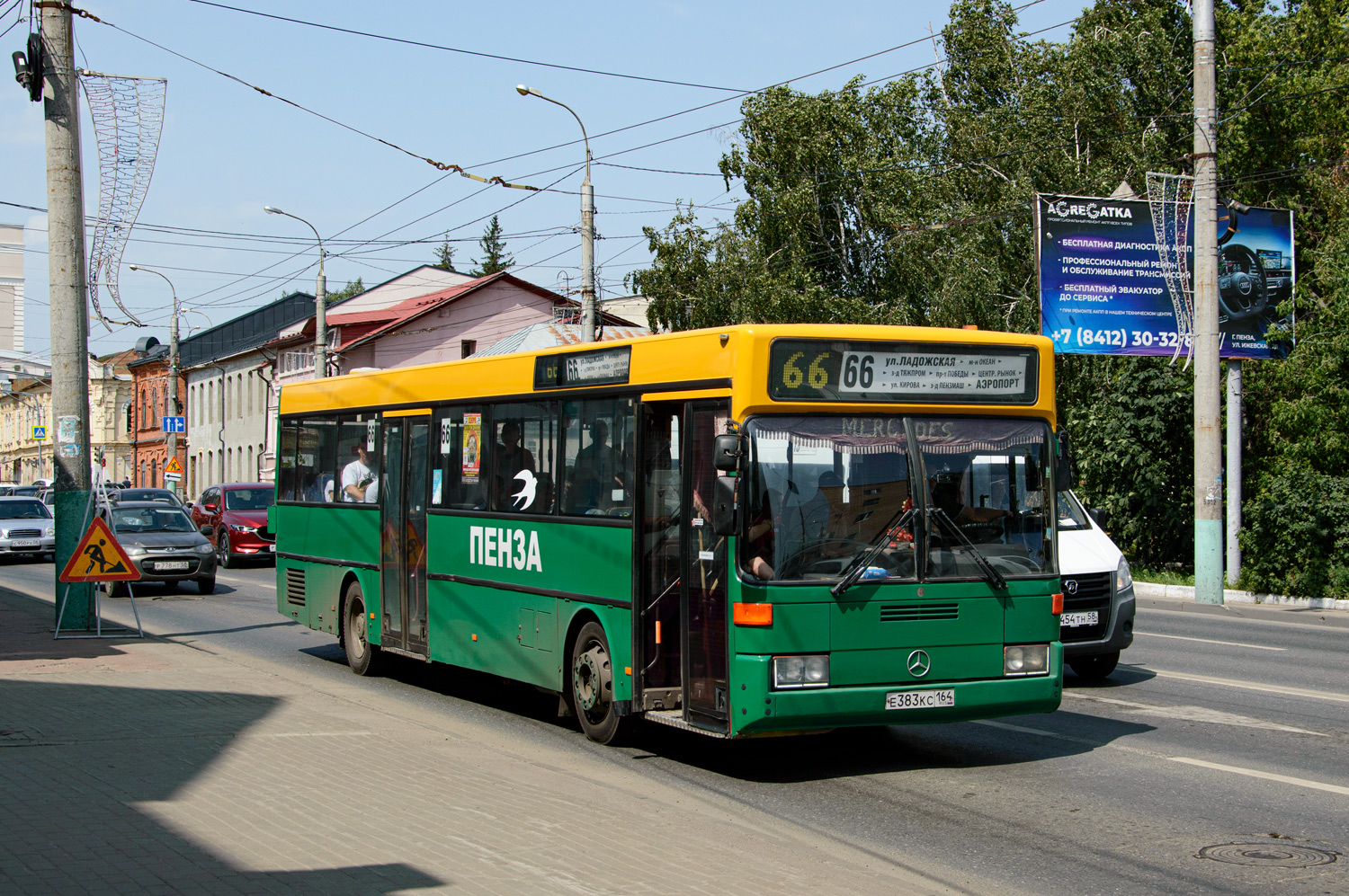 Пензенская область, Mercedes-Benz O405 № Е 383 КС 164