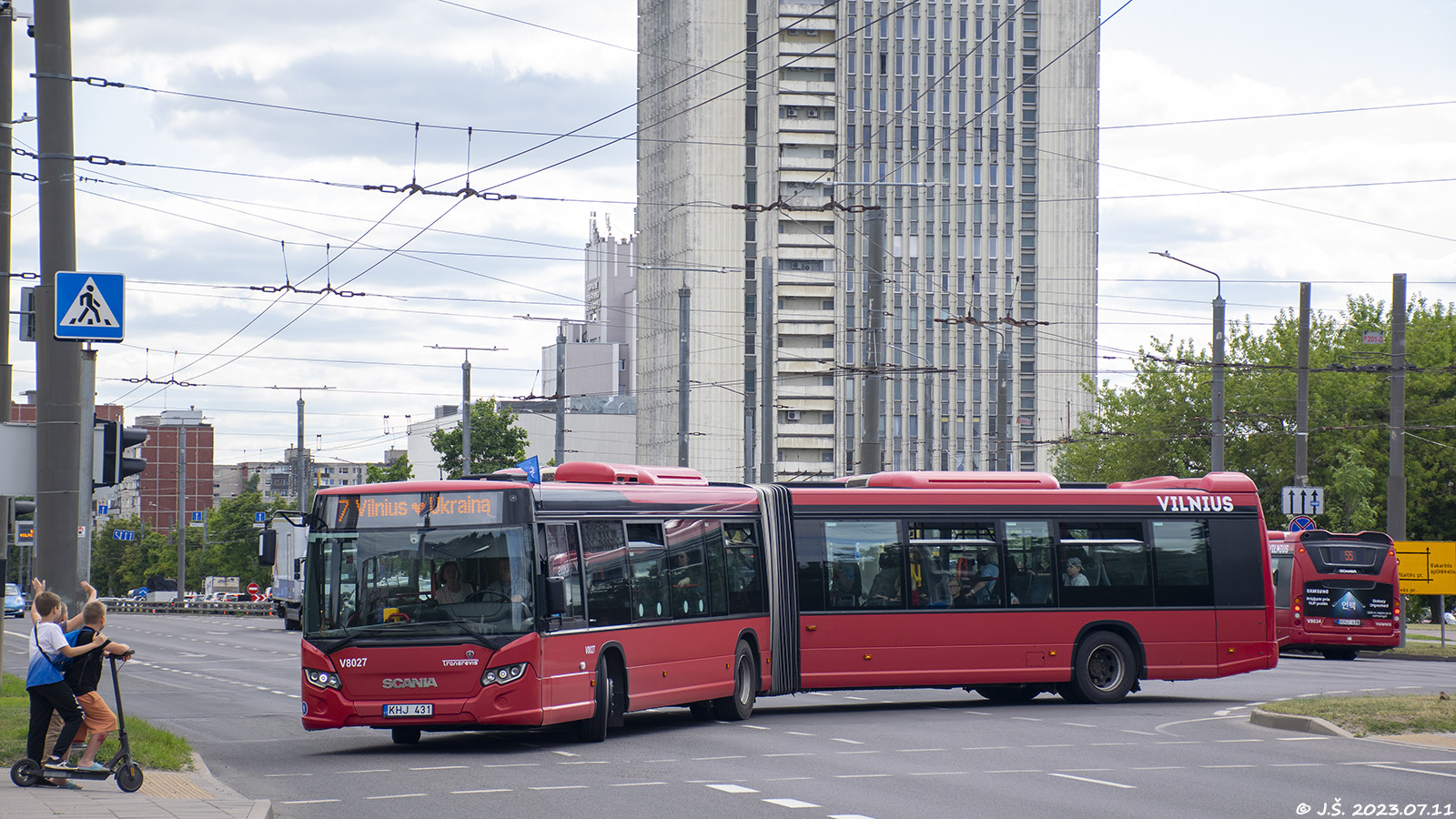 Литва, Scania Citywide LFA № V8027