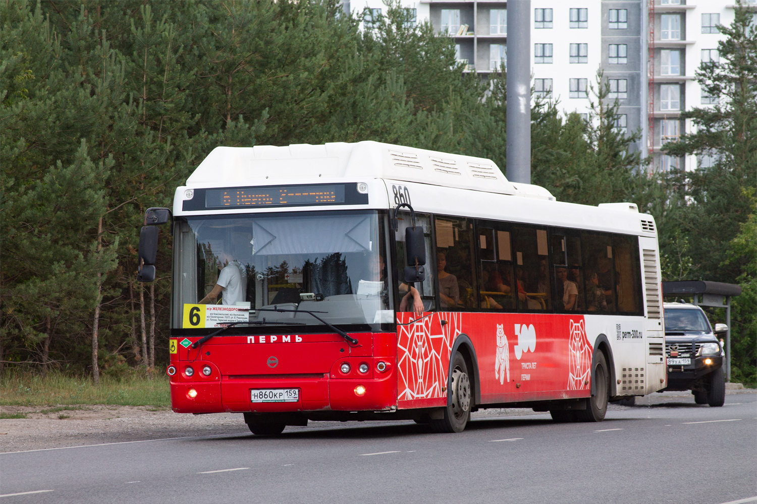 Пермский край, ЛиАЗ-5292.67 (CNG) № Н 860 КР 159