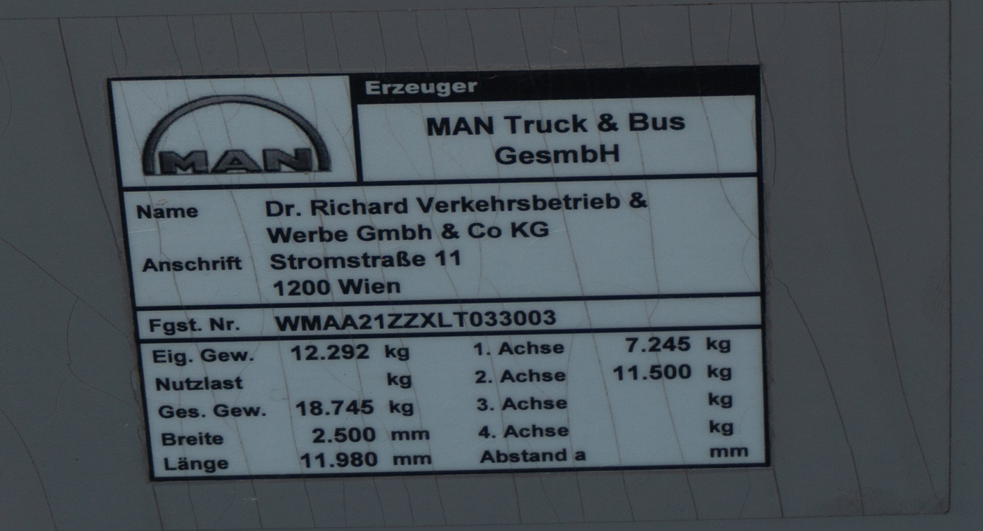 Австрия, MAN A21 Lion's City NL323 № 1445