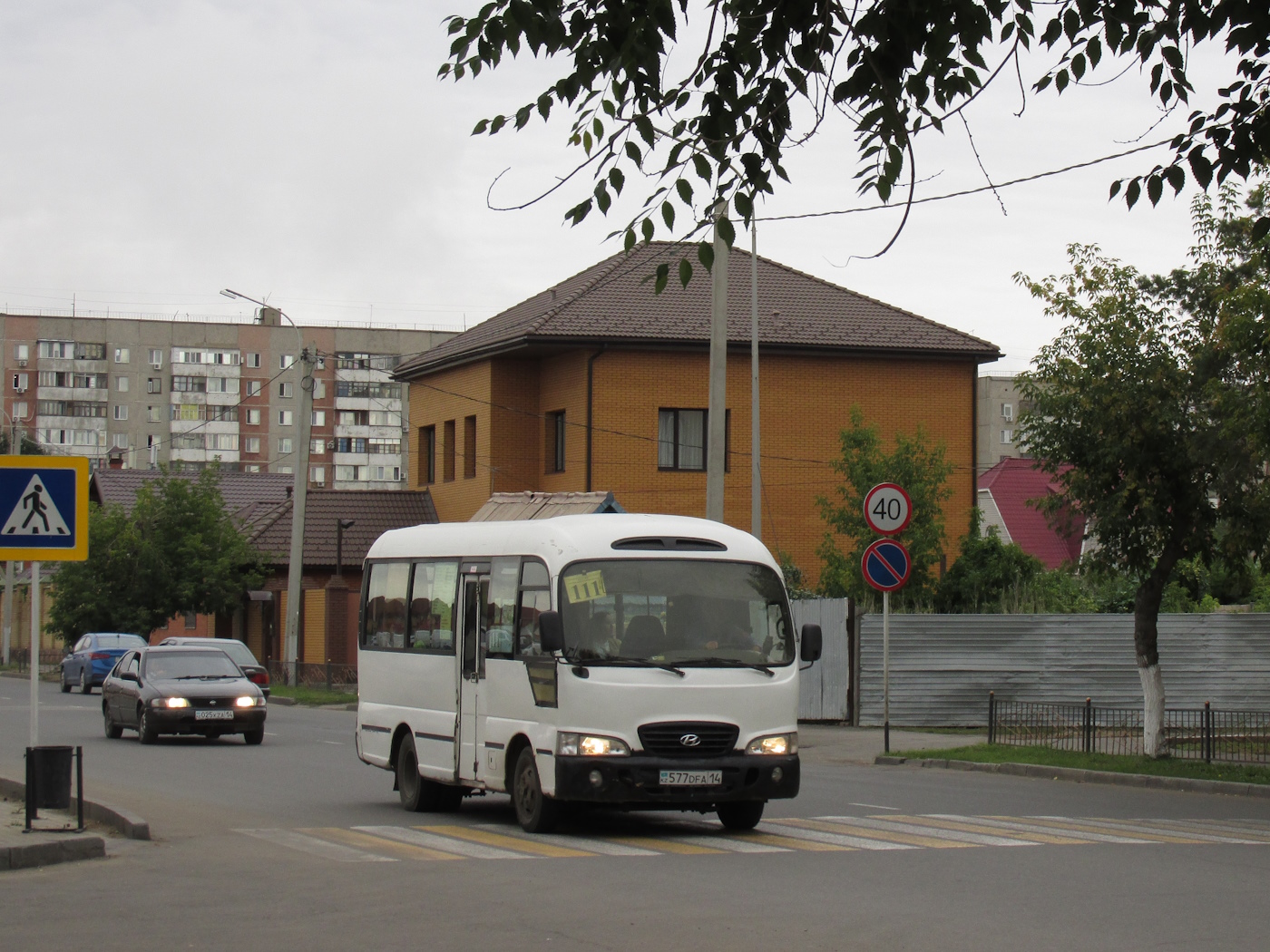 Павлодарская область, Hyundai County Super № 577 DFA 14