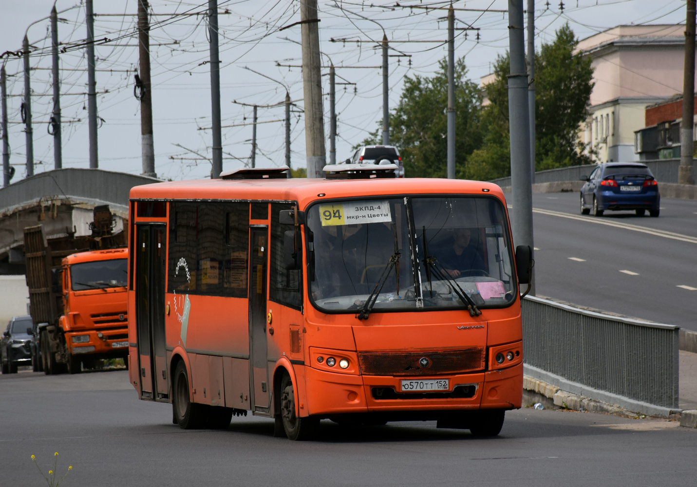 Nizhegorodskaya region, PAZ-320414-04 "Vektor" Nr. О 570 ТТ 152