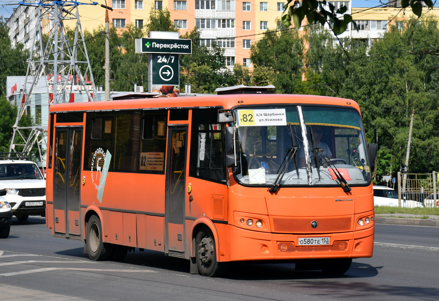 Нижегородская область, ПАЗ-320414-04 "Вектор" № О 580 ТЕ 152