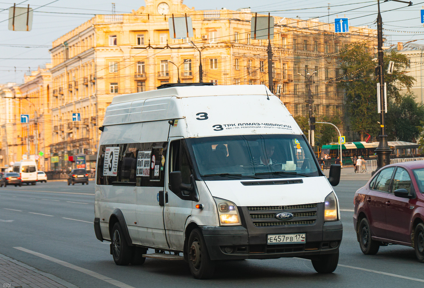 Челябинская область, Нижегородец-222709  (Ford Transit) № Е 457 РВ 174