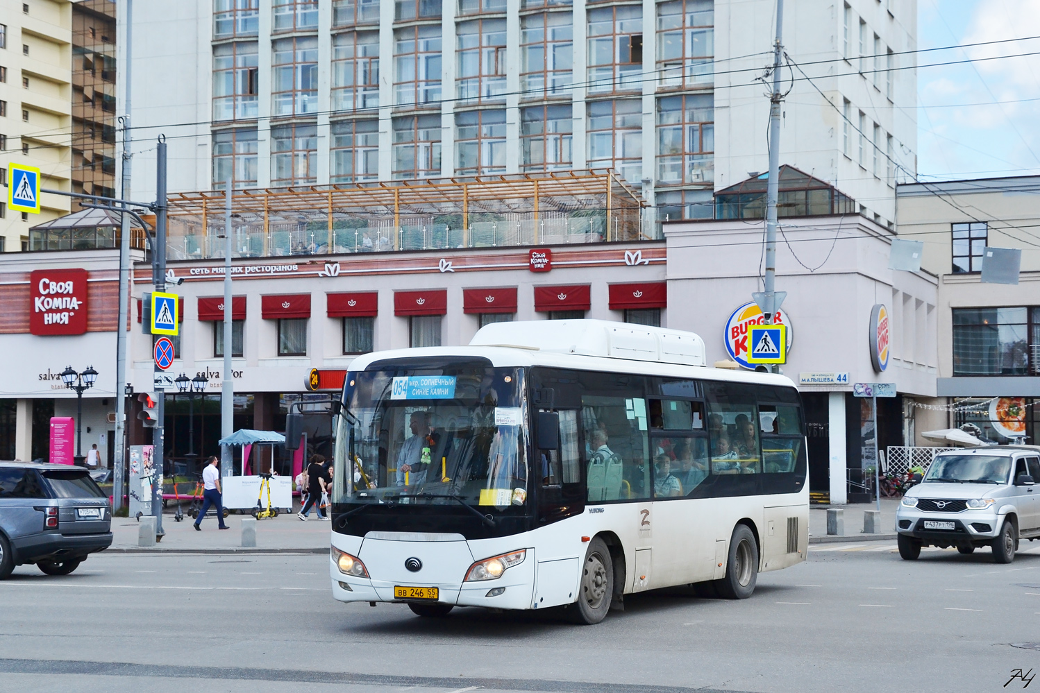 Свердловская область, Yutong ZK6852HG № ВВ 246 55