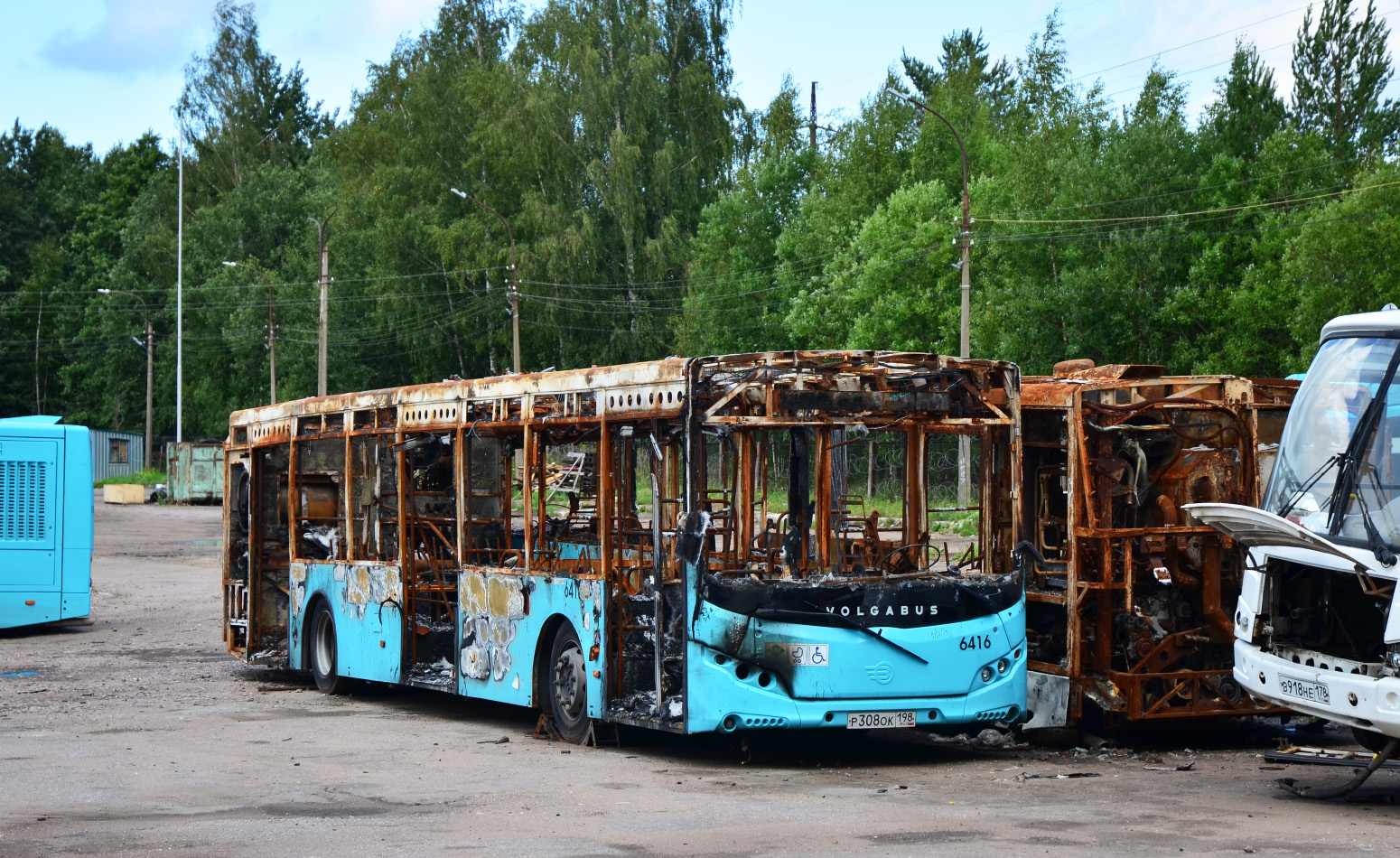 Sankt Petersburg, Volgabus-5270.G2 (LNG) Nr. 6416; Sankt Petersburg, Volgabus-5270.G2 (LNG) Nr. 6330
