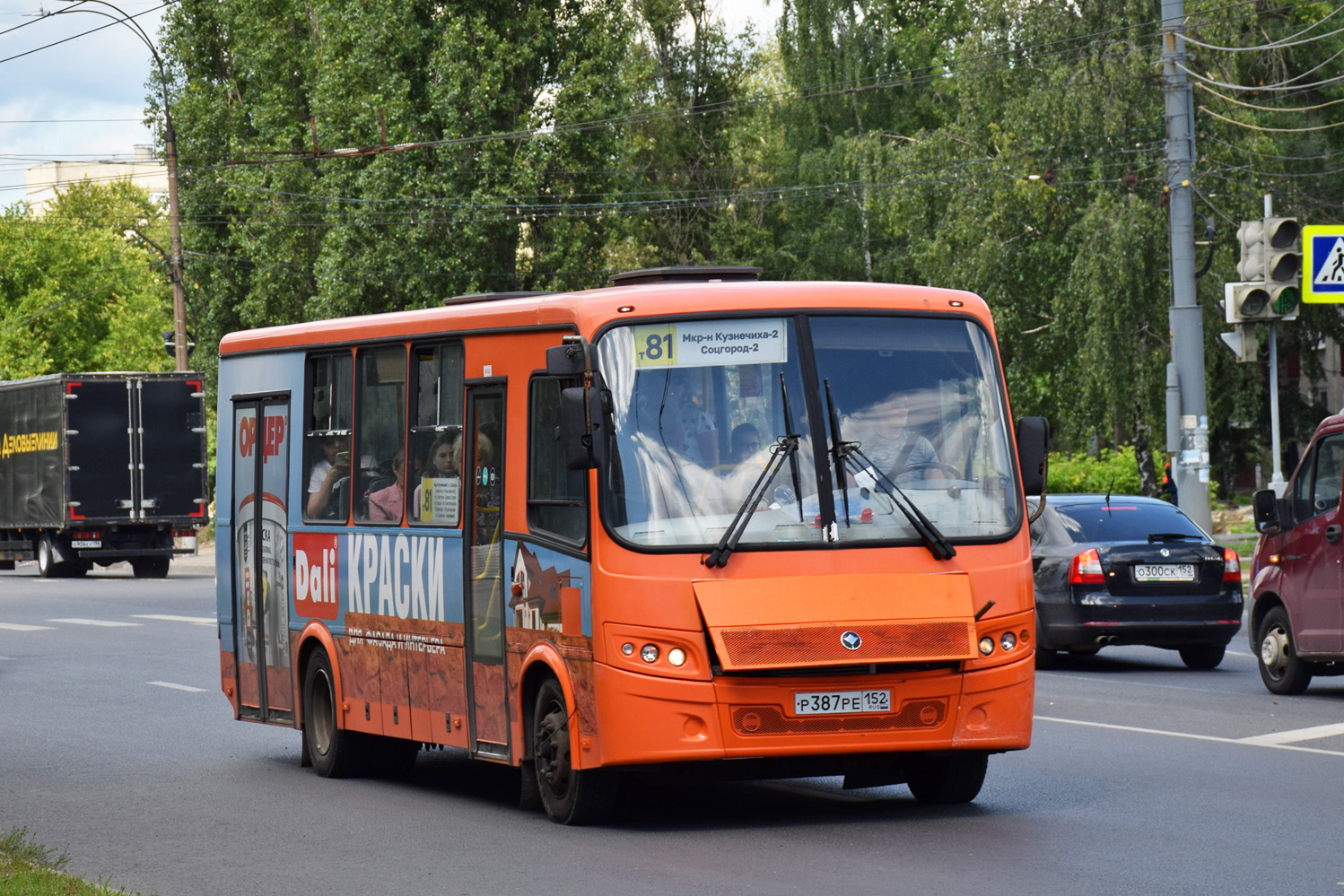 Нижегородская область, ПАЗ-320414-05 "Вектор" № Р 387 РЕ 152