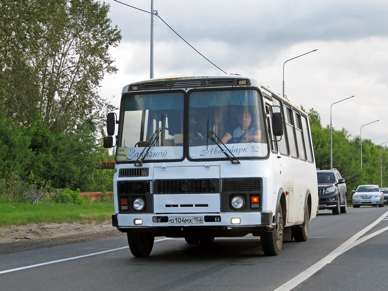 Нижегородская область, ПАЗ-32053 № О 104 МХ 152