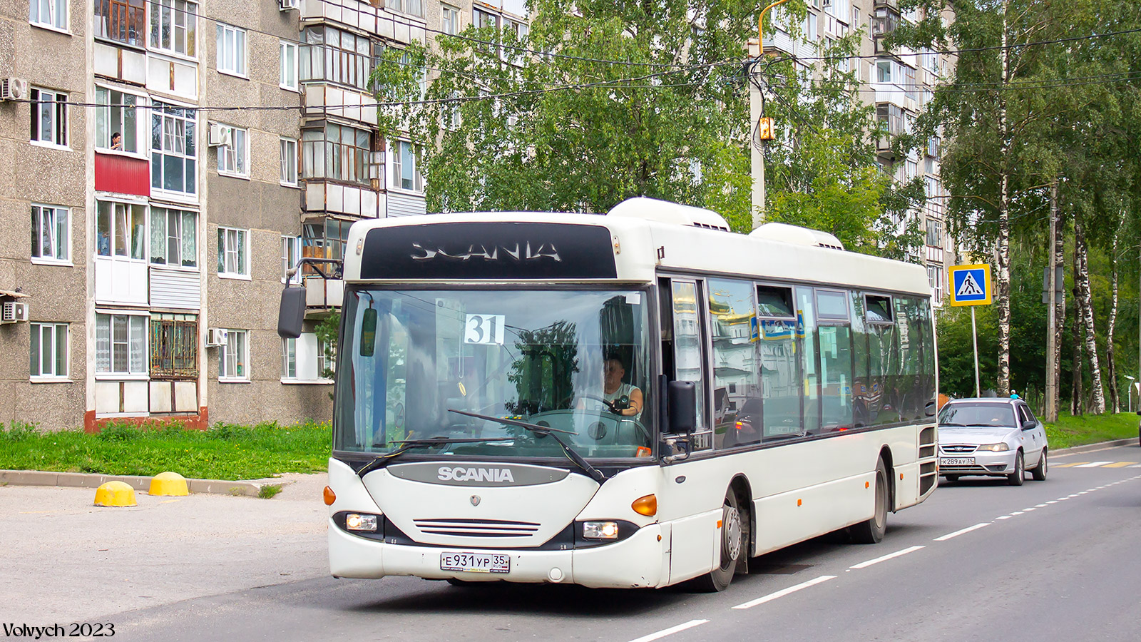 Вологодская область, Scania OmniLink I (Скания-Питер) № Е 931 УР 35