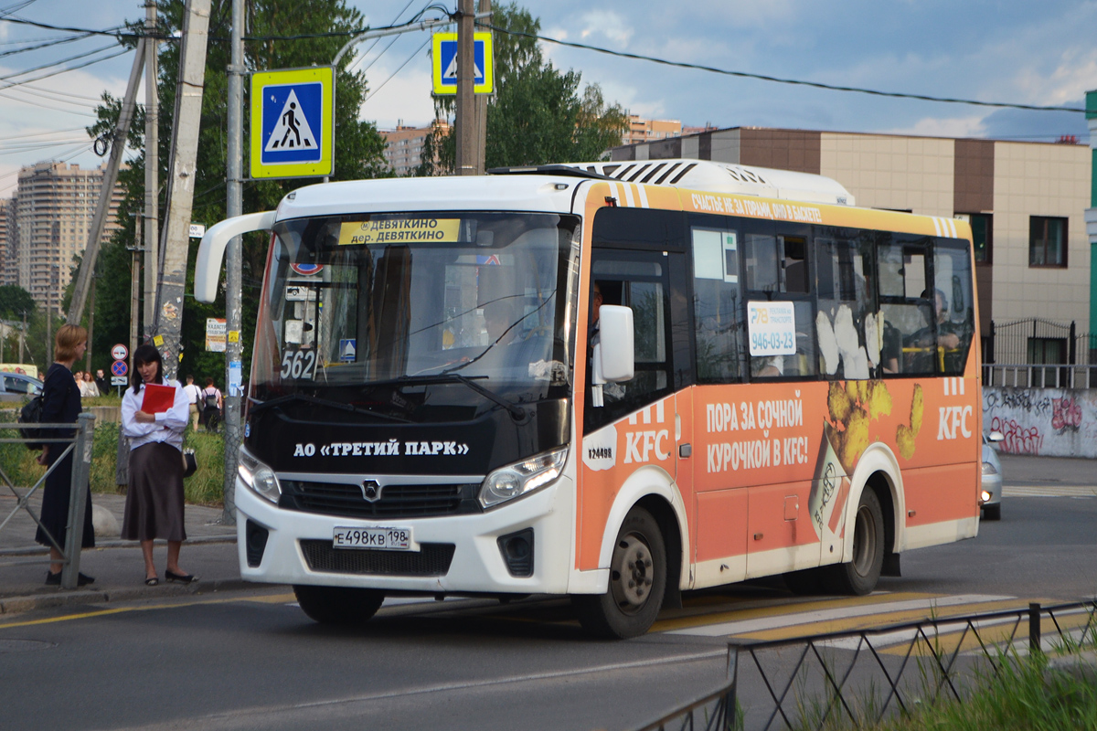 Санкт-Петербург, ПАЗ-320435-04 "Vector Next" № Е 498 КВ 198