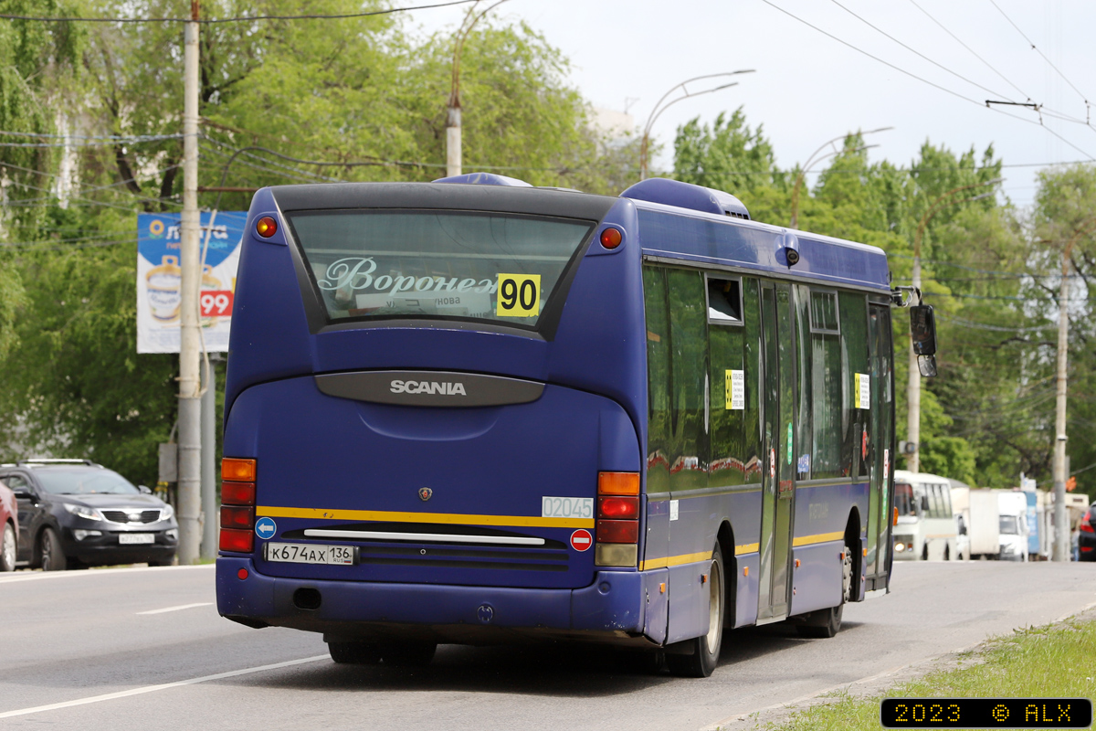 Воронежская область, Scania OmniLink I (Скания-Питер) № 02045