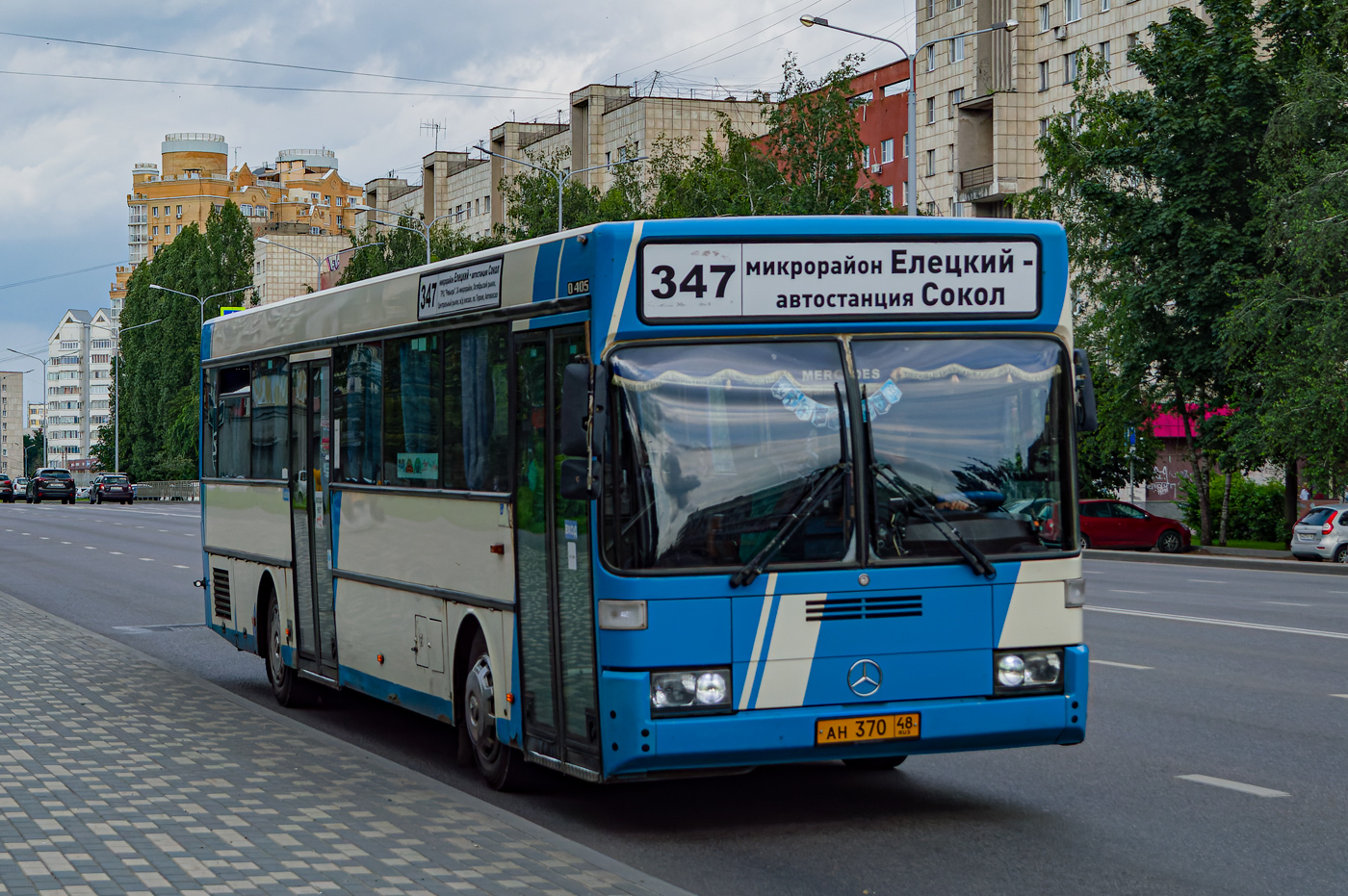 Липецкая область, Mercedes-Benz O405 № АН 370 48