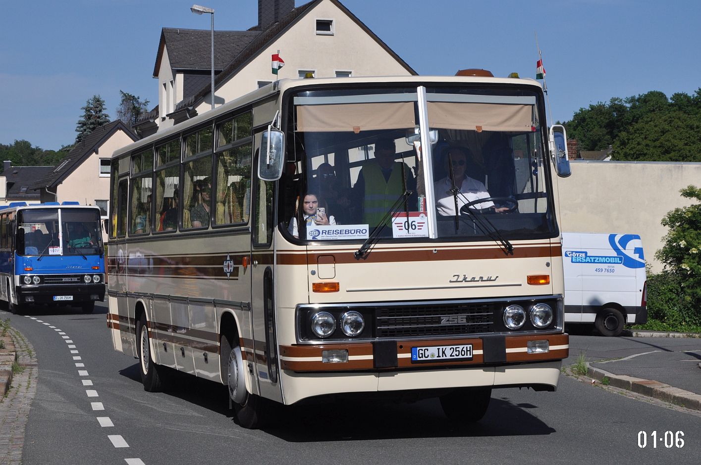 Saxony, Ikarus 256.50V Nr GC-IK 256H; Saxony — 7. Ikarus-Bus-Treffen in Deutschland — Chemnitz 03.06.2023