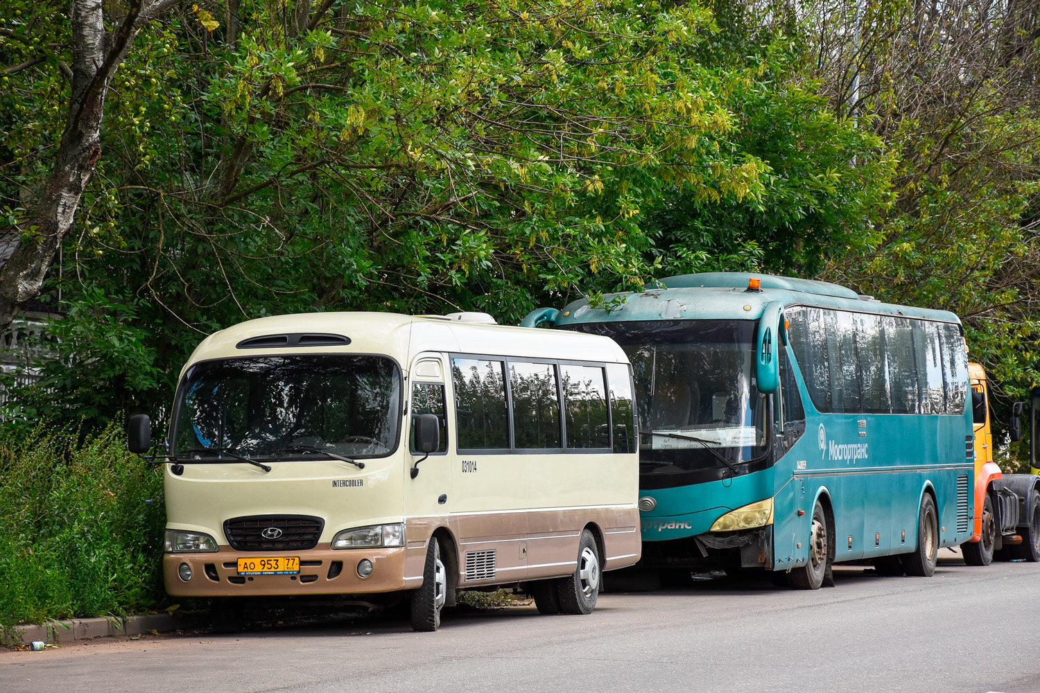 Москва, Hyundai County Deluxe № АО 953 77