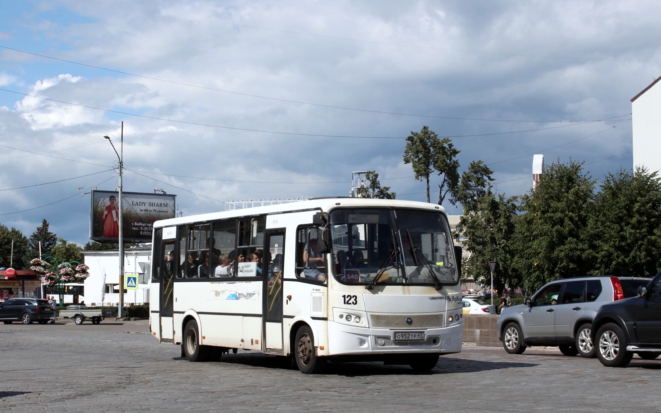 Ленинградская область, ПАЗ-320412-04 "Вектор" № 123