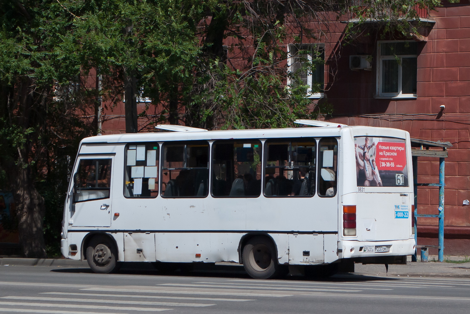 Волгоградская область, ПАЗ-320302-11 № 9831