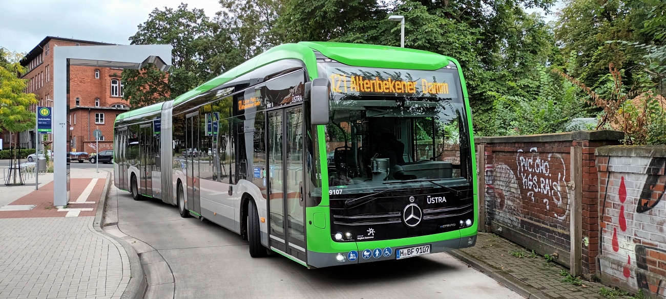 Нижняя Саксония, Mercedes-Benz eCitaro G № 9107