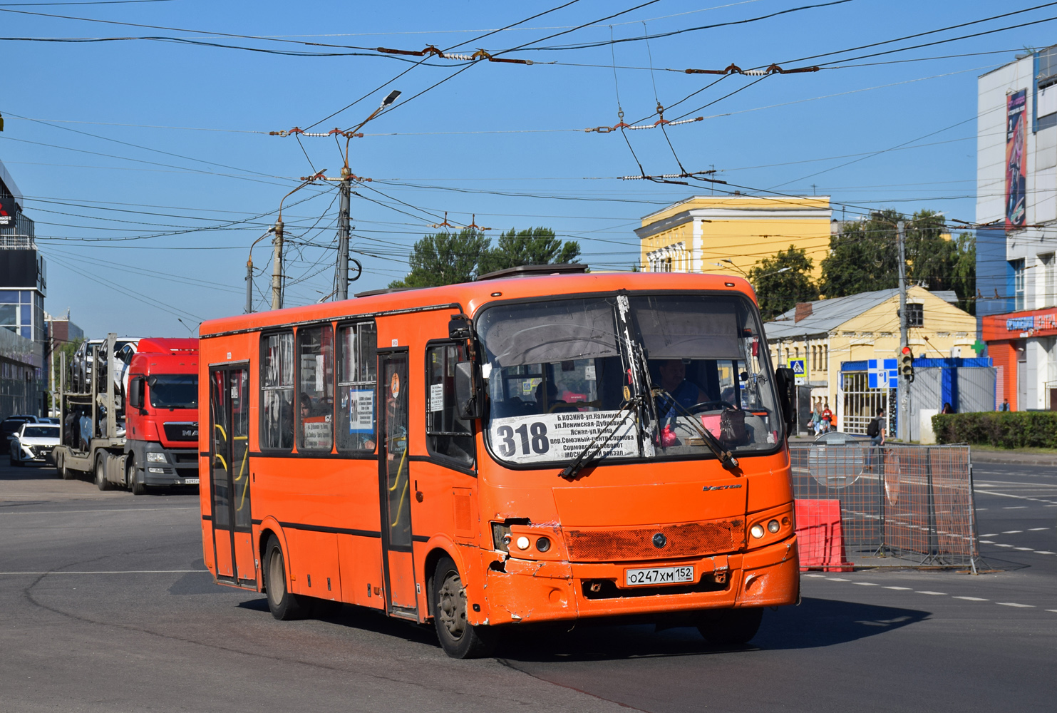 Нижегородская область, ПАЗ-320414-05 "Вектор" № О 247 ХМ 152