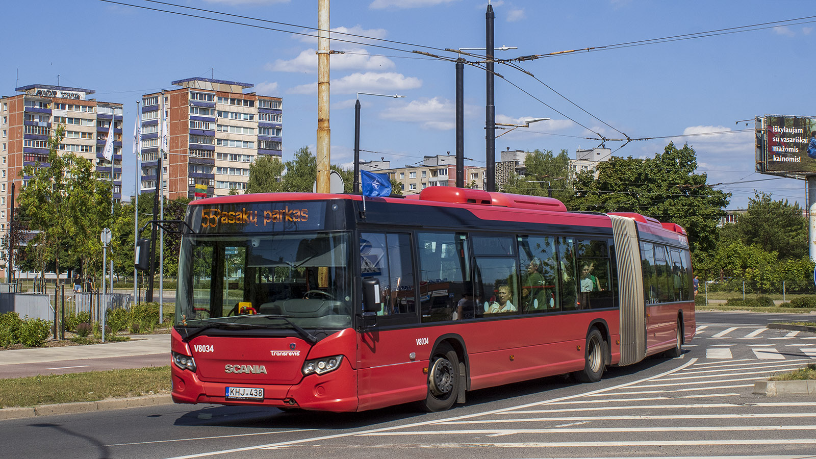 Литва, Scania Citywide LFA № V8034