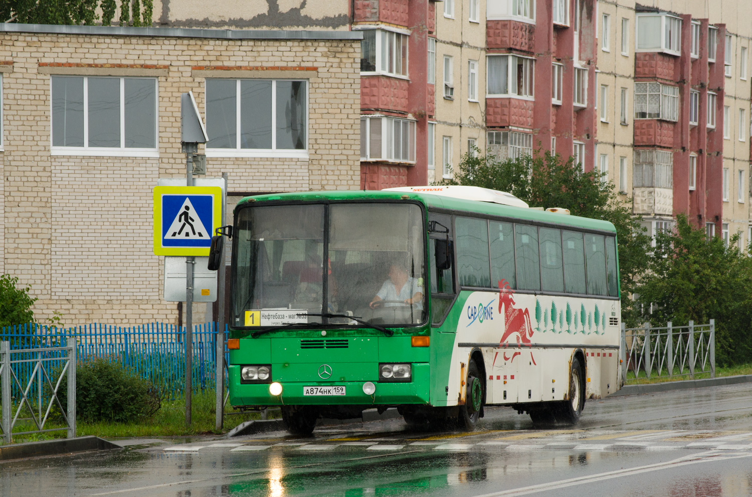 Пермский край, Mercedes-Benz O408 № А 874 НК 159