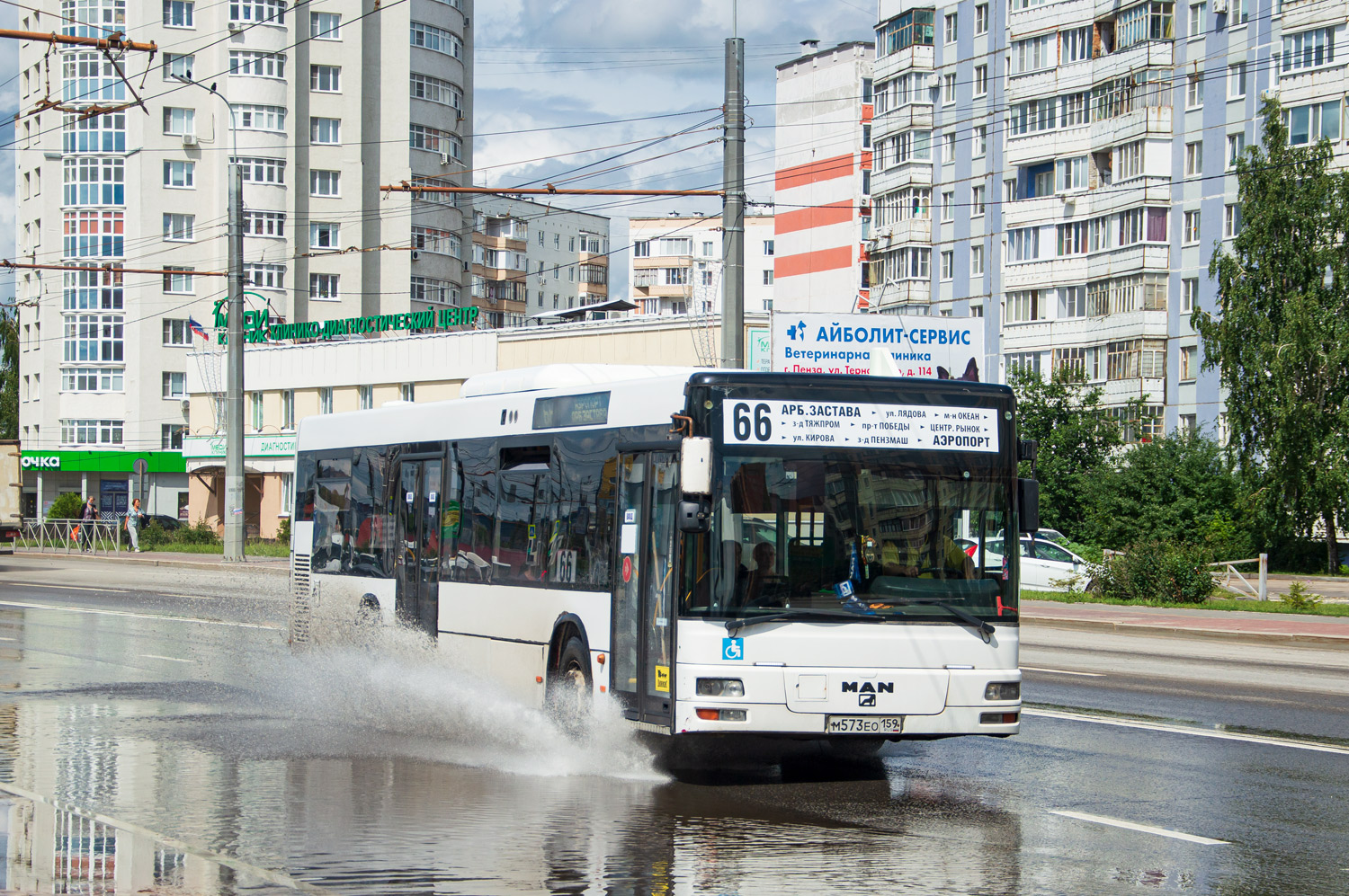 Пензенская область, MAN A21 NL**3 (ZNS) № М 573 ЕО 159