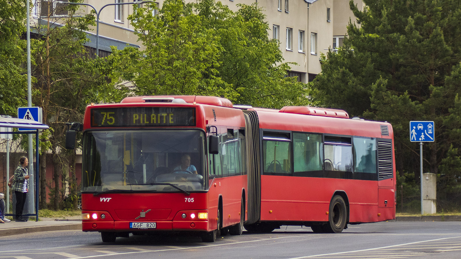 Литва, Volvo 7700A № 705