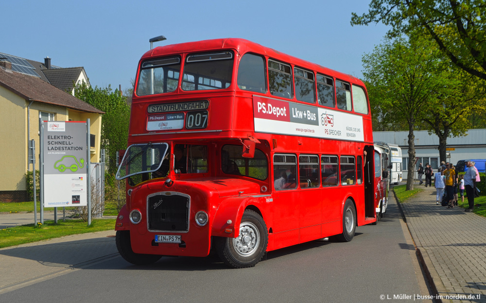 Нижняя Саксония, ECW (Bristol Lodekka) № EIN-PS 7H; Нижняя Саксония — 1. Europatreffen historischer Omnibusse 21.04.2018 Einbeck PS.Speicher