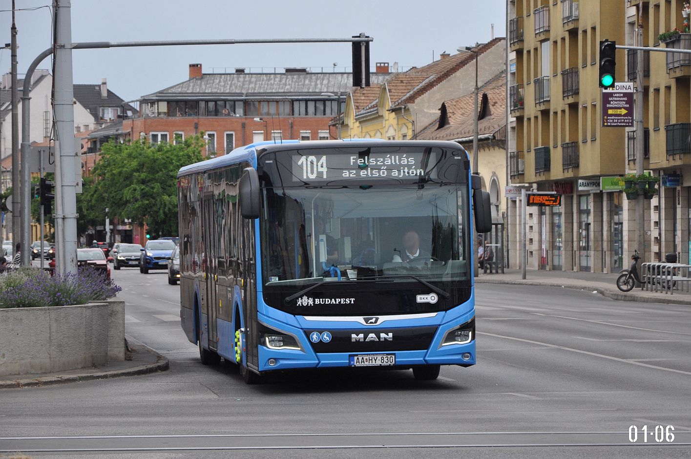 Венгрия, MAN 12C Lion's City 12 NL280 № AA HY-830
