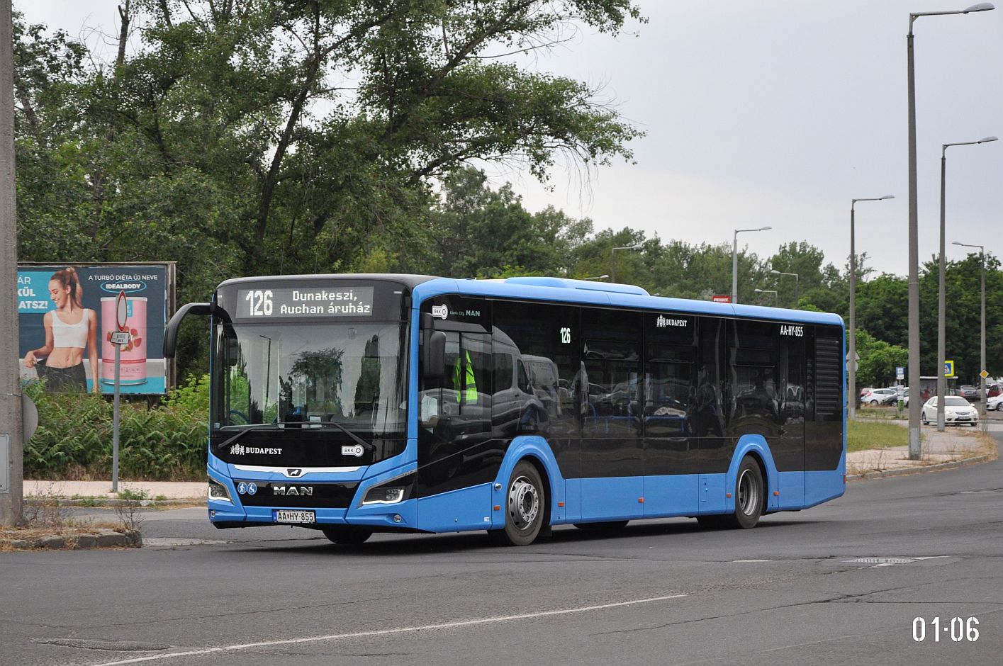 Венгрия, MAN 12C Lion's City 12 NL280 № AA HY-855