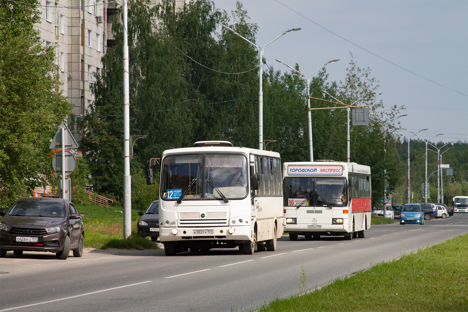 Пермский край, ПАЗ-320412-05 № В 382 РУ 159