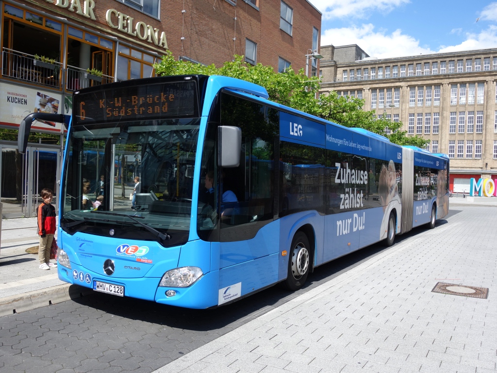 Нижняя Саксония, Mercedes-Benz Citaro C2 G hybrid № 128