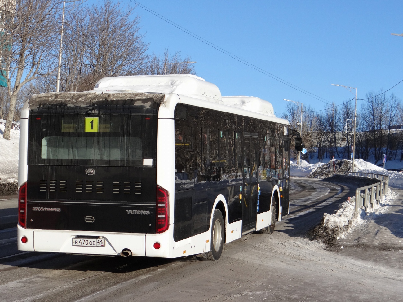 Камчатский край, Yutong ZK6116HG № 3184