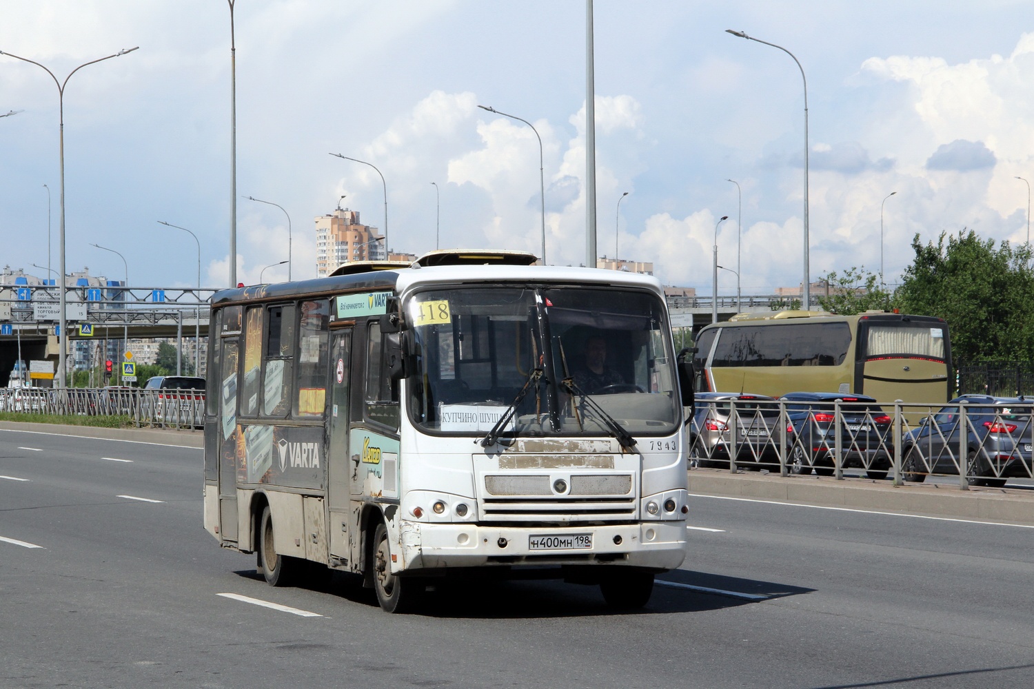 Санкт-Петербург, ПАЗ-320402-05 № Н 400 МН 198