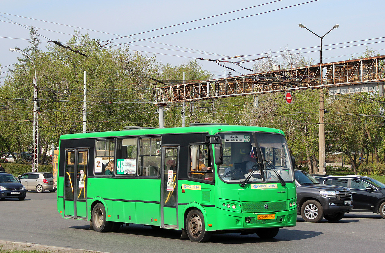 Свердловская область, ПАЗ-320414-05 "Вектор" (1-2) № КМ 881 66