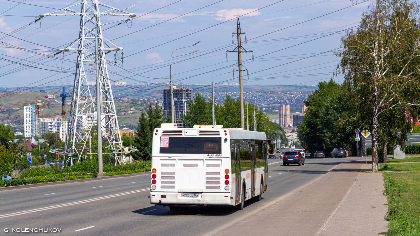 Красноярский край, ЛиАЗ-5292.65 № А 223 ОЕ 124