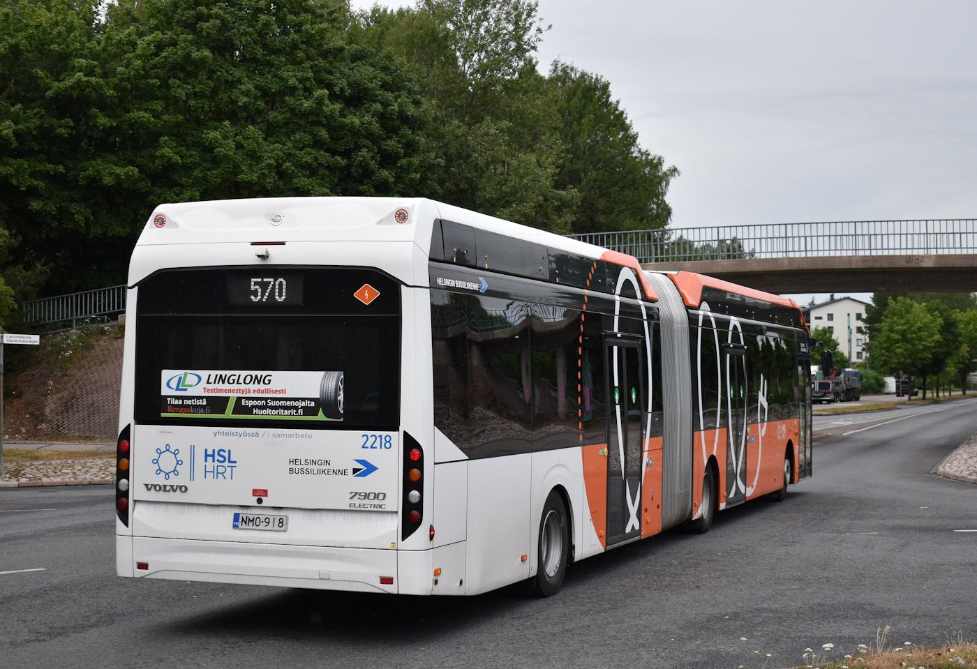 Финляндия, Volvo 7900EA № 2218