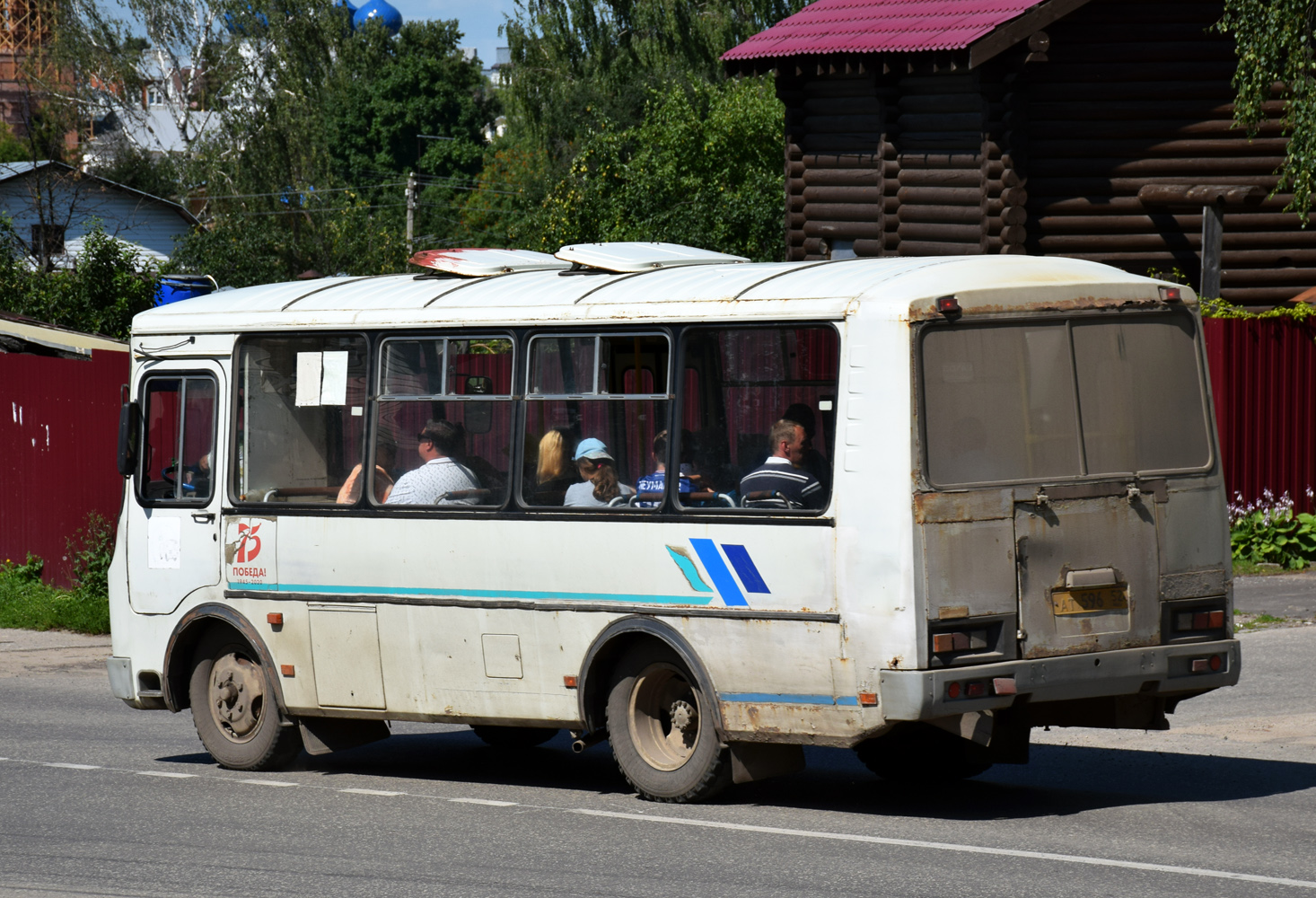 Нижегородская область, ПАЗ-32054 № АТ 596 52