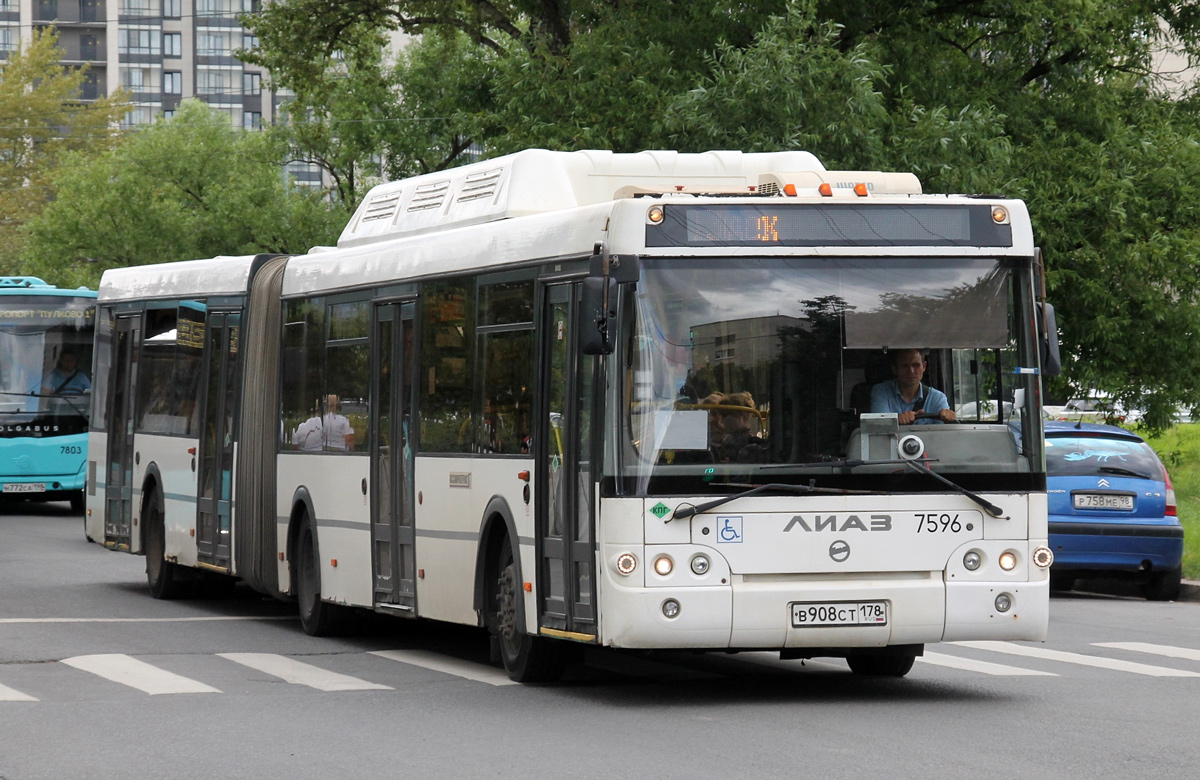 Санкт-Петербург, ЛиАЗ-6213.71 № 7596