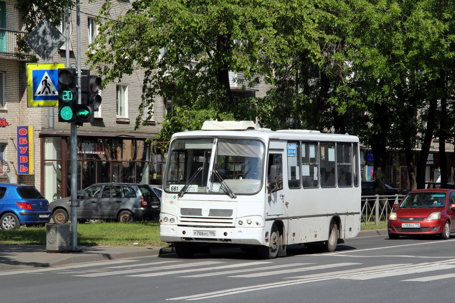 Ленинградская область, ПАЗ-320302-11 № 9878