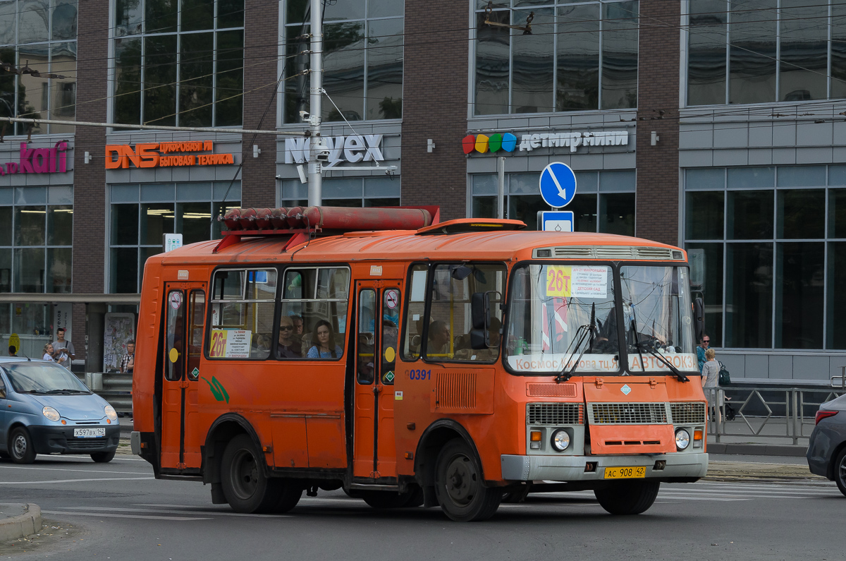 Кемеровская область - Кузбасс, ПАЗ-32054 № 391