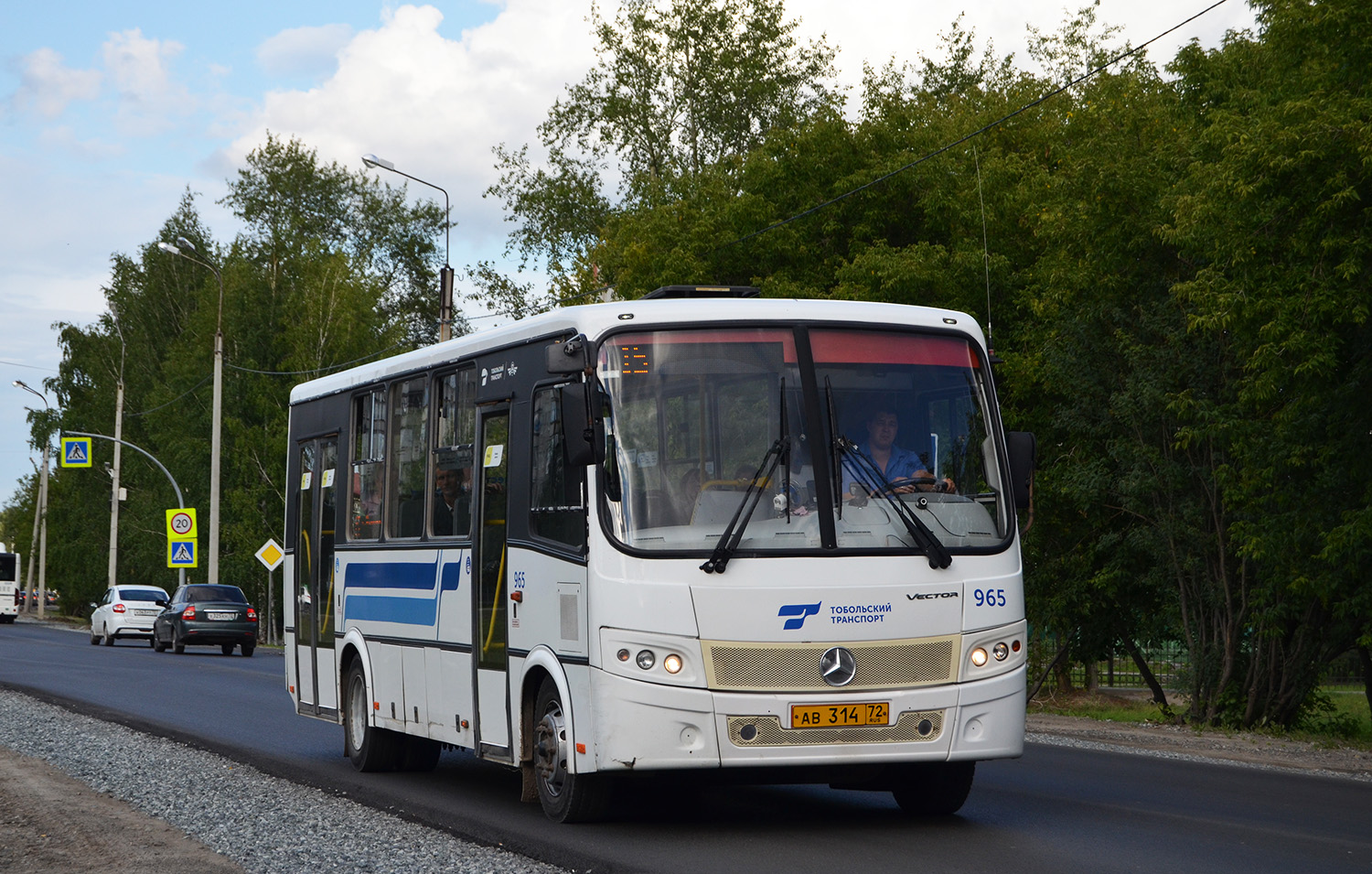 Тюменская область, ПАЗ-320414-05 "Вектор" (1-2) № 965